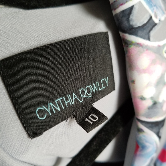 Cynthia Rowley Abstract Neoprene Scuba Skate Dress - Picture 3 of 6